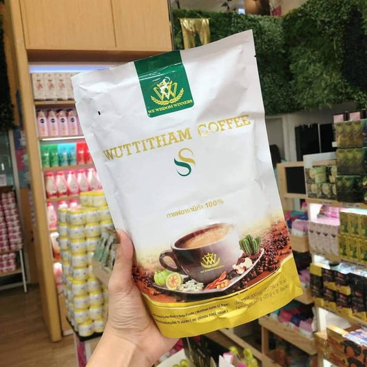 Wuttitham Instant Coffee Mix Herbs Weight Loss Slim Drink 15 Sachet / Pack