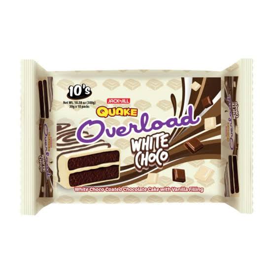 Jack ‘n Jill Overload White Choco Cake 10 x 30g - $14.99 only