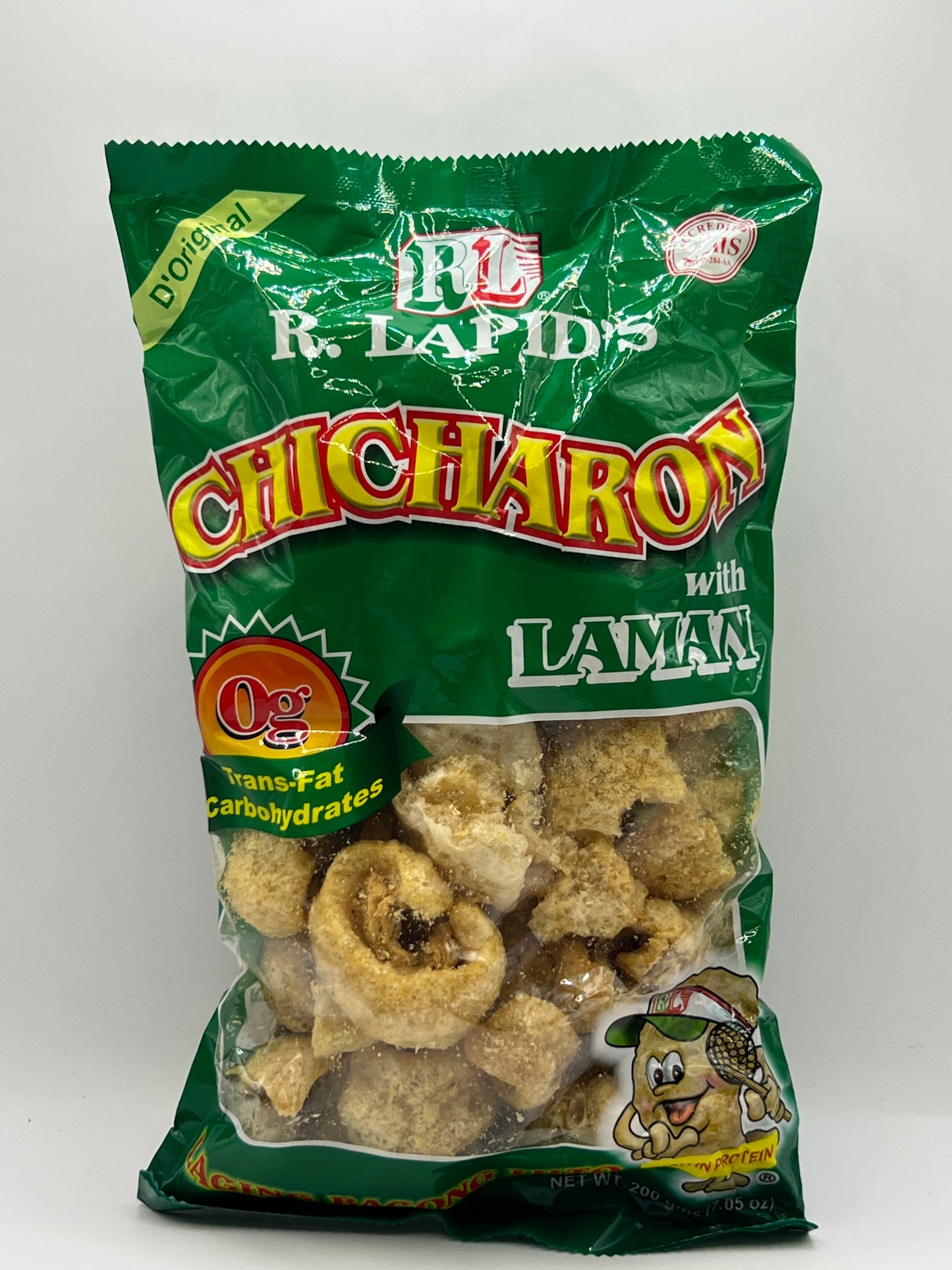 R. Lapids Chicharon With Laman 200 grams