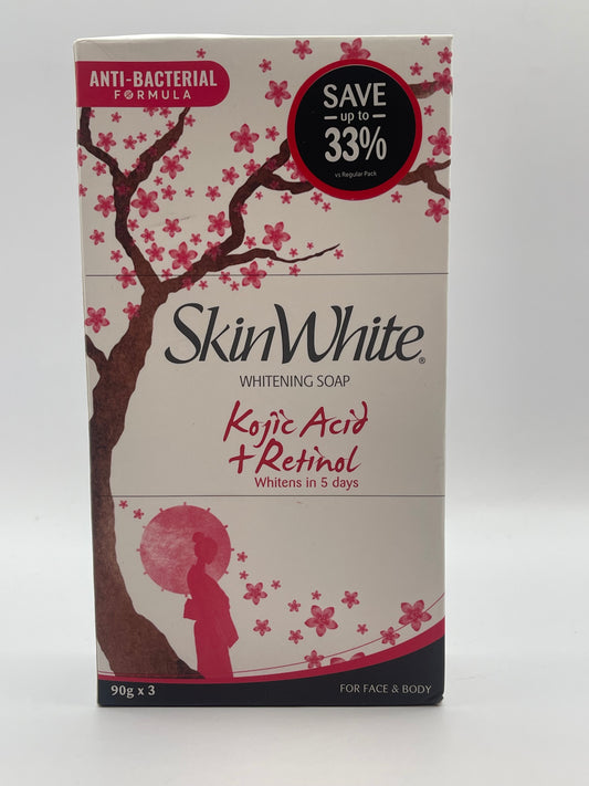 SkinWhite Whitening Soap With Kojic Acid + Retinol