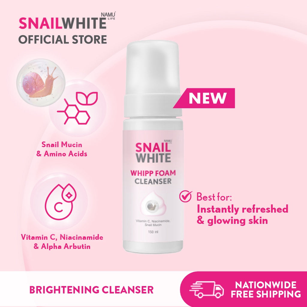 Namu Life Snailwhite Whipp Foam Cleanser