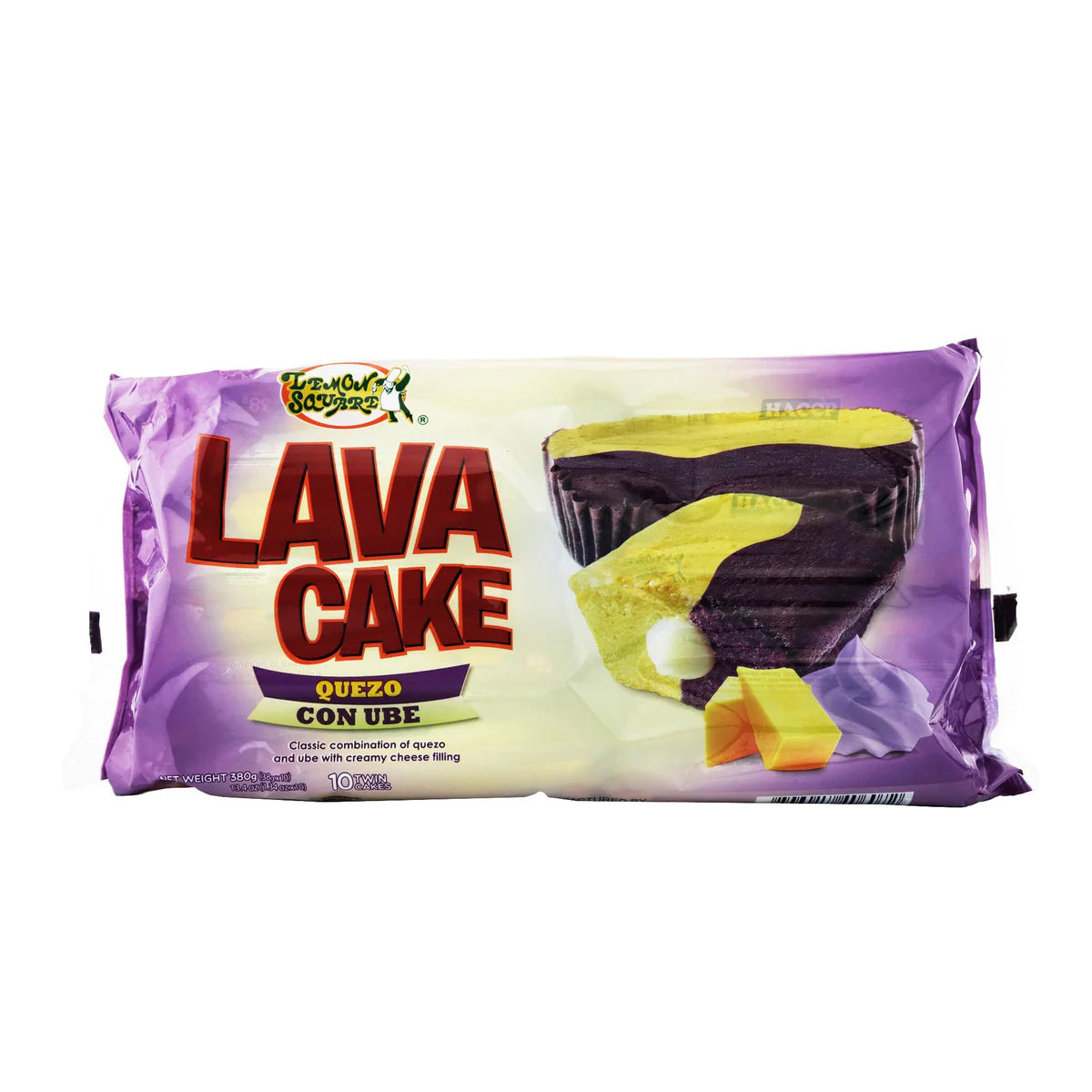 Lemon Square Lava Cake Quezo Con Ube