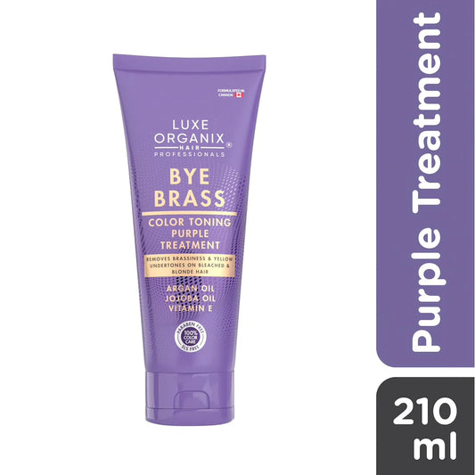 Luxe Organix BYE BRASS Color Toning Purple Treatment 120ML