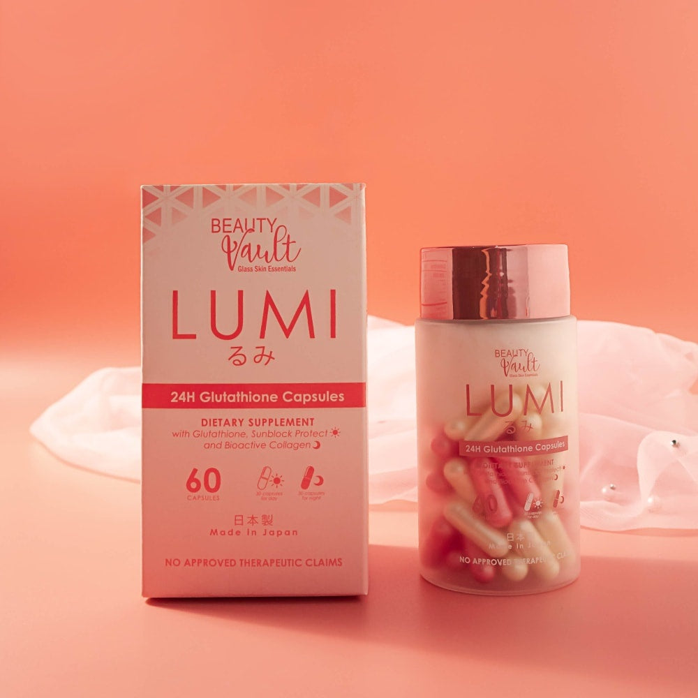 Beauty Vault LUMI 24H Glutathione Capsules (60 capsules)