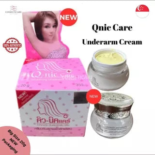 Q-nic Care Underarm Legs, Knee, Neck, Armpit White Cream 20g