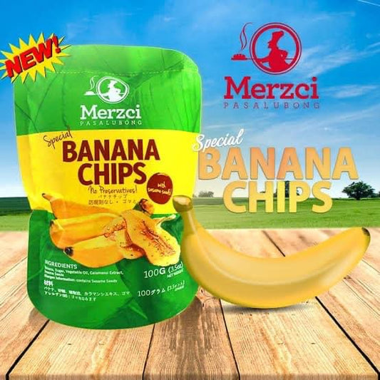 Merzci Special Banana Chips 100g